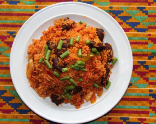 Africa Jollof Rice Chicken