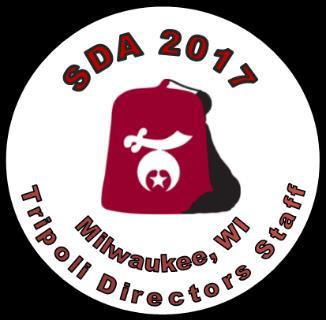 Shrine Directors Association 2017 Convention Hosted by the Tripoli Shriners Milwaukee, WI April 19 th 22 nd, 2017 Dear Nobles and Ladies, On
