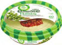 Edamame Hummus with Red Pepper 08035 8 / 10 oz Case White Bean Hummus with Pine Nuts 08036 8 / 10 oz