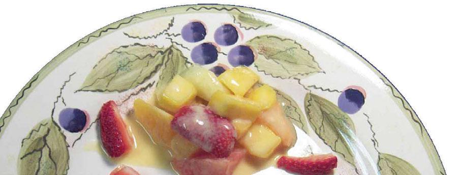 Tropical Fruits Fantasia The tropics offer a great variety of fruits that will make this delicious and colorful recipe stand out; it will also make your mouth water even before you taste it!