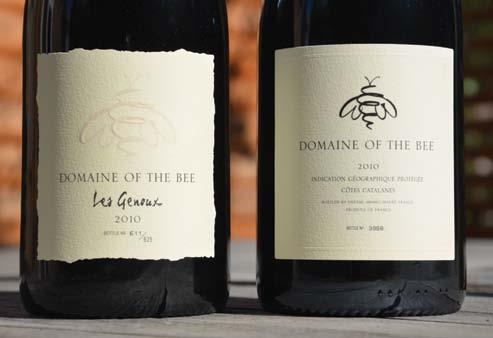 THE WINES At Domaine of the Bee, we make between 2,500 to 5,000 bottles year.