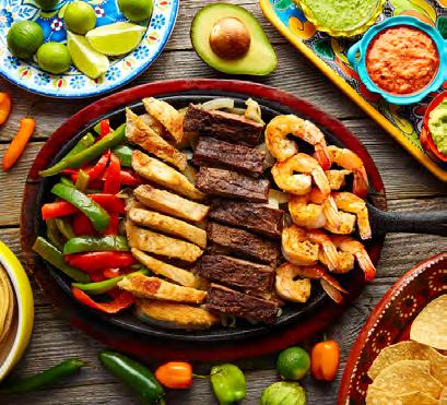 THEME NIGHTS TUESDAY 6.30 pm - 11.00 pm Mexican Night Popular Mexican delicacies with Enchiladas, Quesadillas, Tacos and much more. AED 165 per person, with buffet & soft drinks.