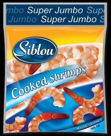 COOKED SHRIMPS Processed from premium fresh harvested Black Tiger shrimps (Penaeus Monodon) or Pacific
