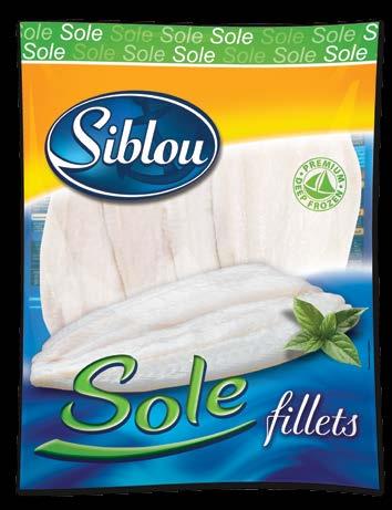 SOLE FILLETS Processed from premium boneless & skinless Yellowfin Sole