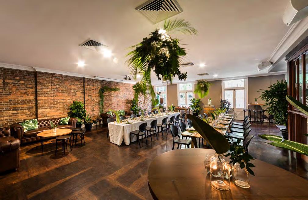 our spaces PLATFORM BAR The Transcontinental Hotel offers a charming and charismatic private event space.