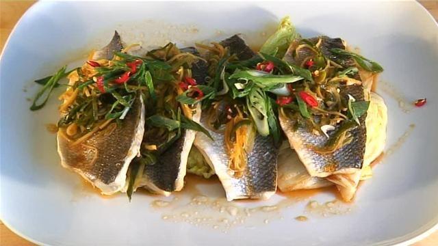 P 10 WOK EVER PALACE SIGNATURE TRADITIONAL CHINESE DISHES Deep Fried Sea Bass with Pin Kernels (In Sweet and