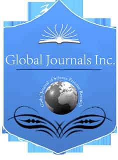 Global Journal of Science Frontier Research: D Agriculture and Veterinary Volume 15 Issue 2 Version 1.