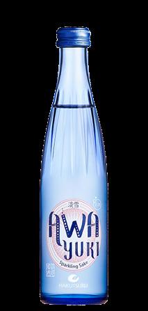 AwaYuki Sparkling AwaYuki RESERVE CLASS CHAMP SILVER Tempting flavors of tropical fruits, banana cream, hazelnut, vanilla and honeycomb with floral, fruity and mellow rice aromas. Carbonated bliss.