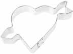 VALENTINE S DAY COOKIE CUTTERS SWEETHEART SET 3566 12 per display 0-30734-03566-5 4"