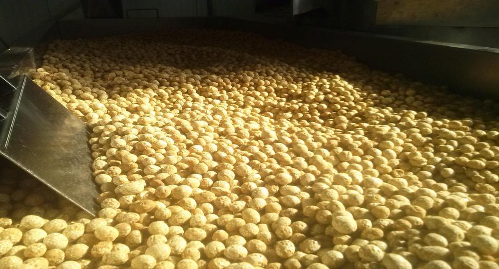 Our production Our technology is based on cold coating of raw peanuts with wheat flour, corn starch, sugar, salt and other additives in dependence of the