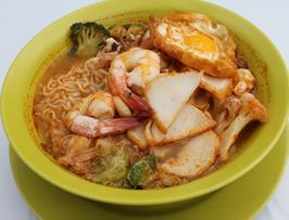Noodle Soup 面汤 - Seafood / Chicken / Vegetarian 海鲜 / 鸡肉 / 素 4.50 - Sliced fish 鱼片 6.50 - Beef 牛肉 7.00 Fried Maggi (TomYum sauce) N9.