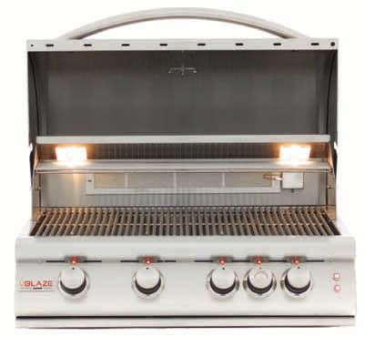 the cooking surface into individual temperature zones Flame stabilizing grids minimize