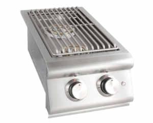 Power Burner brings water to a boil in half the time compared to other power burners on the market A narrow width of 15 3/4 allows for more room for other accessories or more counter space Stainless