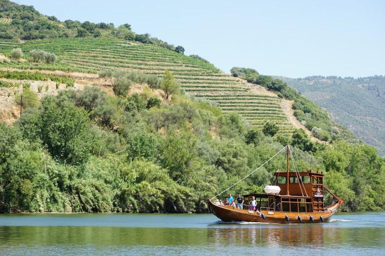 famous wine estate wedged onto the steep slopes before returning to Porto.