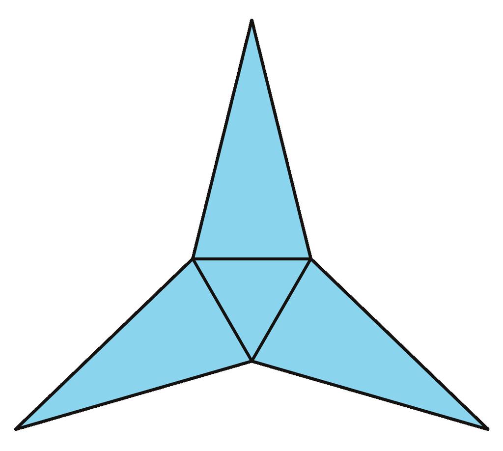 A. A triangular pyramid B.
