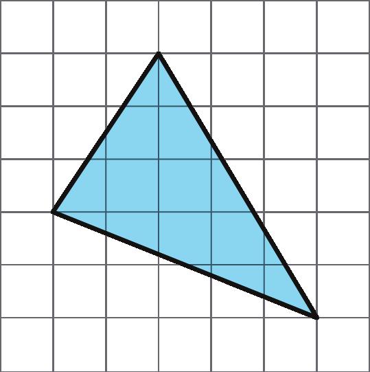 15) 6. Find the area of the triangle.