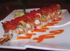 sauce on top *Kiss of Fire Roll $11.