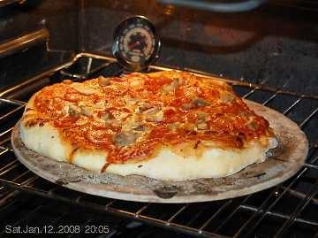 Pizza Dough 1 Tbsp sugar 1 tsp salt 1 Tbsp shortening ¾ cup boiling 1 package dry yeast (2 ¼ tsp) softened in ½ c lukewarm water with 1 tsp sugar 3 cups sifted flour 4 Tbsp vegetable oil Lightly