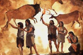 2. CAVE ART: In creating symbolic images, they tried to ensure human