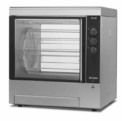INSTALLATION MANUAL TG - ROTISSERIE OVEN MODELS MODELS Manual controls TG50 M TG110 M TG330 M TG550 M Model TG330 M - NOTICE - This manual is prepared for the use of trained Service Technicians and
