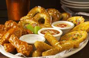 Golden brown and lightly salted, these giant pretzels are served with a side of our queso. SPICY CHICKEN BILLIARD STICKS 7.99 1!"#$%&'()('%*+)&,%-../0%*#("%,&#12%1"#13/$4%5.