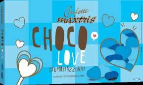 20 Choco Love Azzurri 500g Milk chocolate little hearts