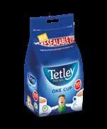 TETLEY ONE CUP TEA BAGS 1100's CODE: 135141 14.