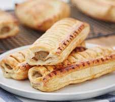 5p Frozen puff pastry roll filled with a Cheddar cheese,