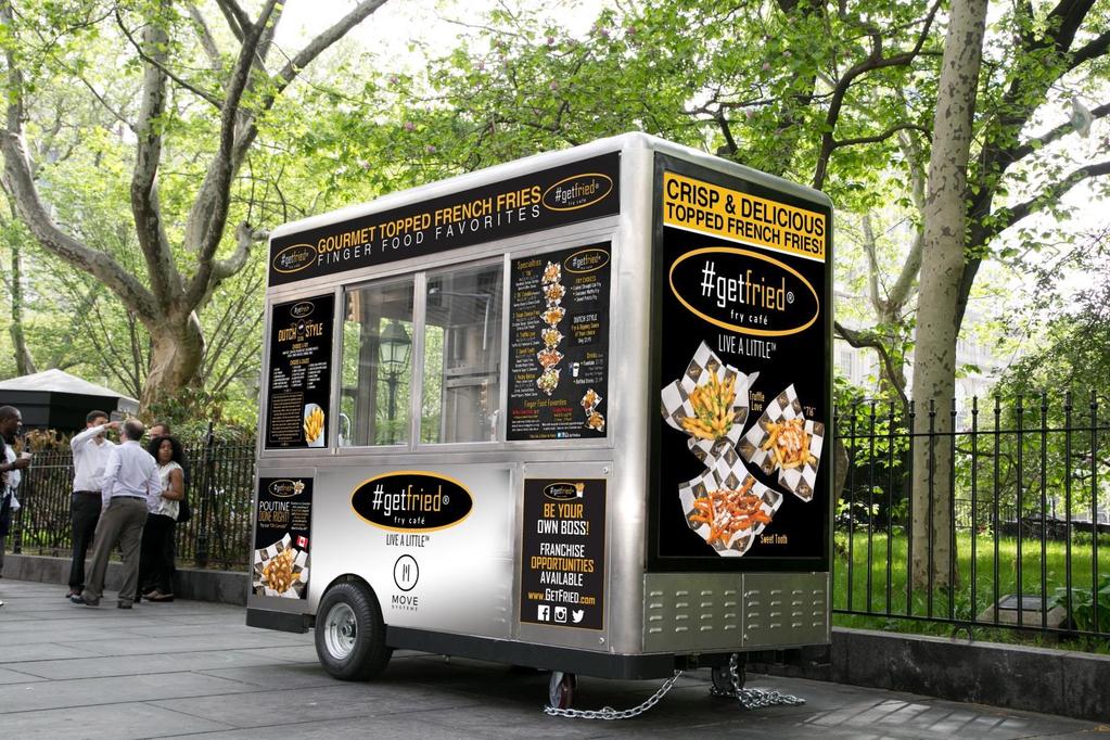 Above is the first #getfried mobile unit launched in New York City on February 3 rd, 2017.