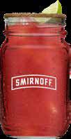 25 Smirnoff Citrus Vodka, Worcestershire, Wild Wing Signature Hot sauce, fresh cracked salt and pepper and