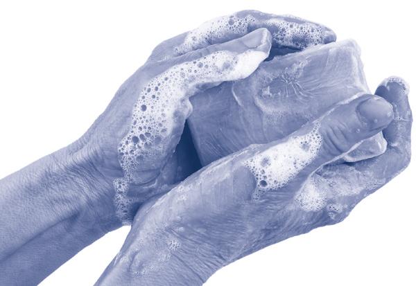 Here are the five steps to properly wash your hands: 1.