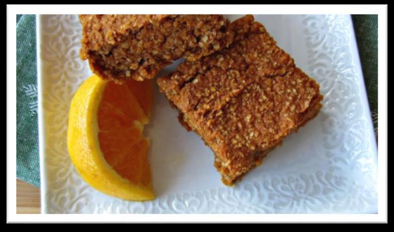 Prep Time: 30 minutes Servings per recipe: 12 Serving size: 1 square Pumpkin Chocolate Oat Squares 1 ½ cup quick cooking oats ¼ cup packed dark brown sugar 1 tsp baking powder 1 tsp ground cinnamon ½