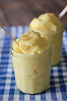 Frozen Pineapple Whip Prep time: 3 minutes Serving size: ¾ cup [175 ml] Dairy-free option: Use coconut or almond milk instead of yogurt 3 cups frozen