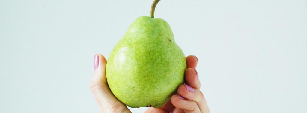Pear 1 ingredient 5 minutes 1 serving 1. Cut pear in half lengthwise.