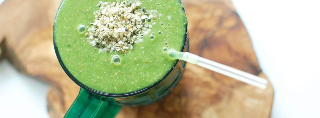Lucky Green Smoothie 6 ingredients 10 minutes 4 servings 1. Throw all ingredients into a blender. Blend well until smooth. Divide into glasses and enjoy!