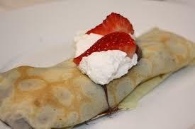 Crepes Heat a large nonstick skillet over medium-high heat. You can coat your pan with cooking spray if it needs it.