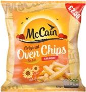 MUST STOCK LINES mccain oven chips 7 pm.