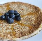 Protein Pancake Recipe 1/2 cup coconut flour 1/2 cup low-fat cottage cheese 3 egg whites 1 tablespoon vanilla protein powder