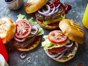 Gourmet Burgers BEEF OR CHICKEN Plain Burger & Chips R65.00 build your own burger from one of the following: Slice of Cheese add R14.00 Jalapenos Slices add R14.00 Creamy Mushroom sauce add R18.