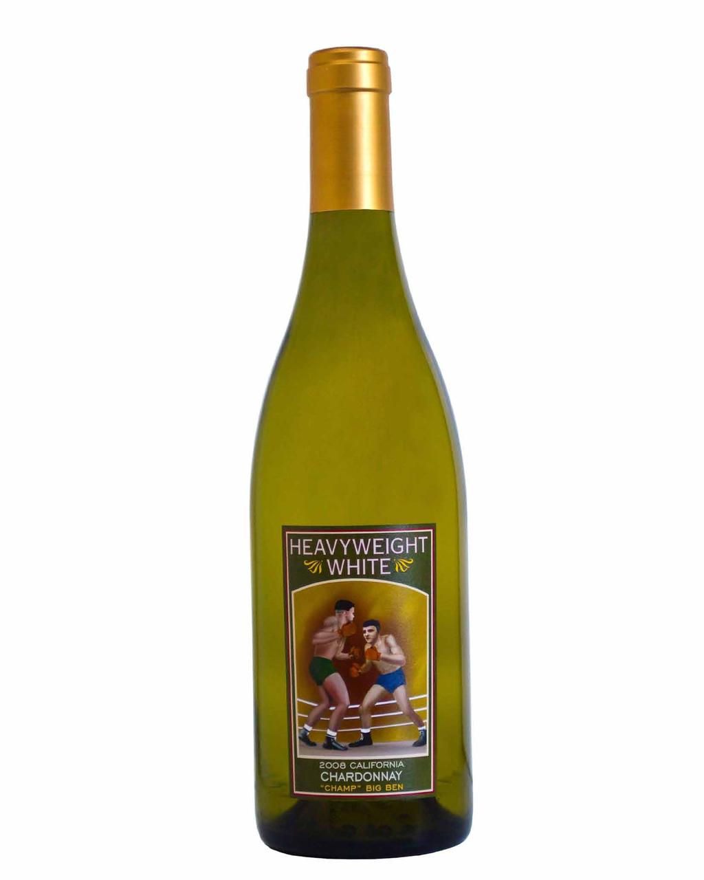 Heavyweight Heavyweight~ White Chardonnay Blend If you want a new Champion in your corner, take a sip or two of this rich, full bodied Chardonnay.