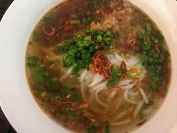 Lao Noddle Soup V Khao Piak Sen ( Rice Noodle), Chicken or Pork....... $11.