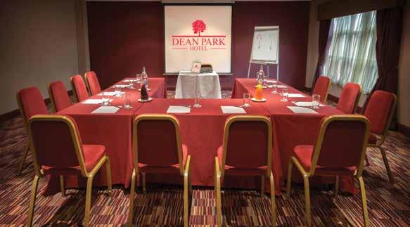CONFERENCES & MEETINGS AT DEAN PARK HOTEL The Dean Park Hotel is widely recognised as offering the largest and most