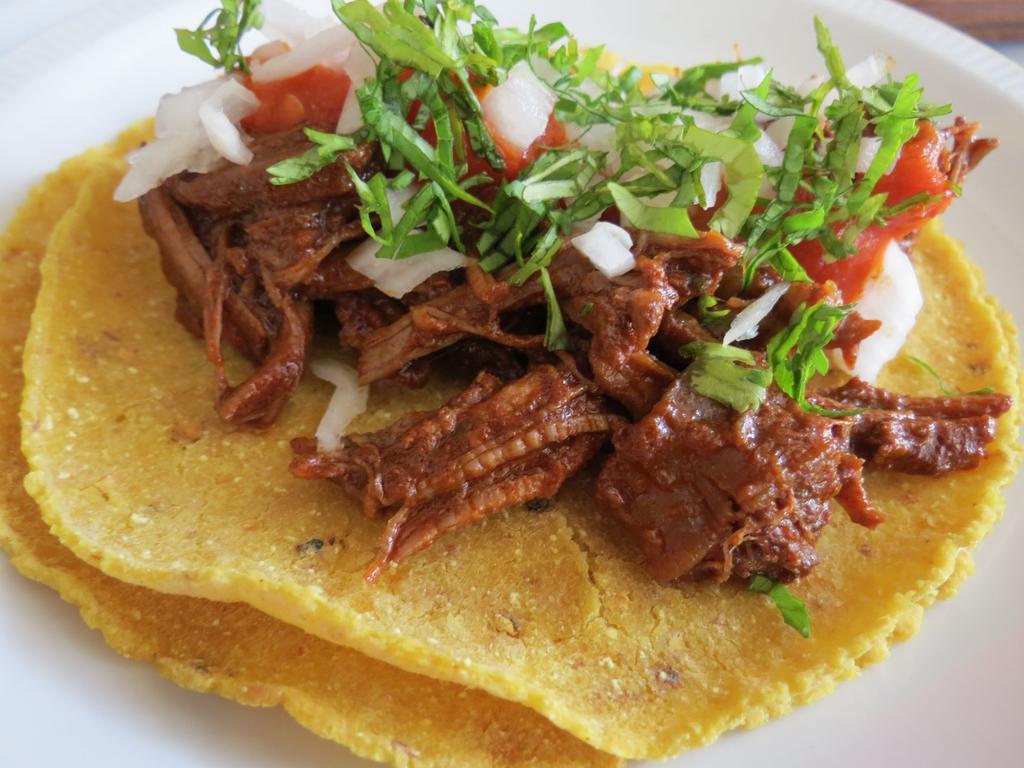 Birria Tacos Serves eight FOR THE CHILI SAUCE: 8 dry Guajillo chilies 2 dry Ancho chilies A small piece of peeled white onion 2