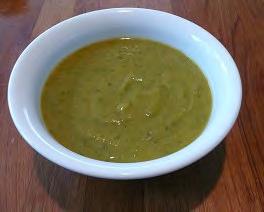 Zucchini and Sweet Potato Soup 2 cups sweet potato, peeled and diced 4 cups zucchini, diced 1 onion, diced 3 garlic cloves, finely chopped 1tbs coconut oil 2 cups chicken or vegetable stock 1 cup