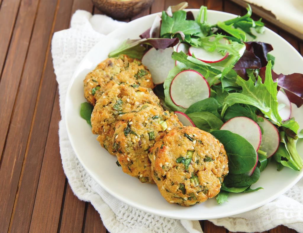 Salmon Wasabi Cakes Serves 6. Prep time: 15 minutes active; 1 hour 10 minutes total.