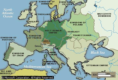 Europeans began to dominate the world economy.