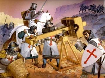 Europeans came out of the Dark Ages during some wars called the Crusades. They were fighting the Muslims for control of Jerusalem.