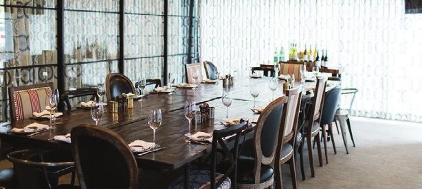 private rooms) THE HENRY S PRIVATE KITCHEN Seated Events: up to 20 guests Presentation: up to 16 guests Reception: up