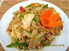 Pad See-Ew $12 Wide rice noodles, egg, carrots, broccoli, snow peas and your choice of meat pan fried in