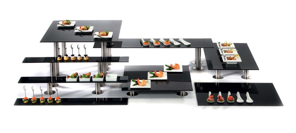 Buffet platters made of carbon!
